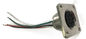 PBT Wiring AISG Connector 8 Pin Aviation Connector Flange Panel Mounting