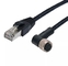 Male 12 8 pin  D X code 4 pin to Male RJ45  waterproof cable adapter waterproof Ethernet cable M12 connector