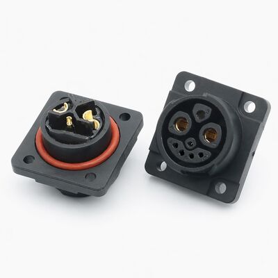 E-motorcycle Solution M23 Series 30A Heavy Duty Waterproof Circular Connector For High Power Equipment