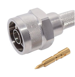 N Type Straight Crimp Male 50 Ohm LMR-400 RF Connector