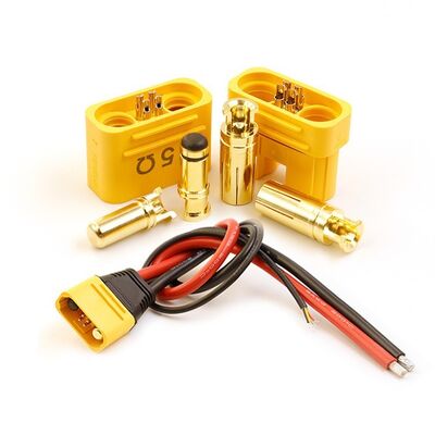 AS150U Anti-Spark Aviation Plug Konektor Arus Tinggi dengan Pin Sinyal Kabel Silikon No. 8