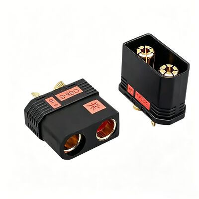 QS8-S UAV Kabel Daya Steker Ukuran Kawat 12AWG Konektor Terintegrasi Daya Tinggi 110A