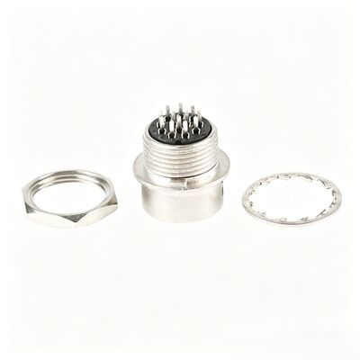Konektor Sirkular Seri HR10A 12-Pin Tipe Solder Male/Female Soket untuk Kamera Industri