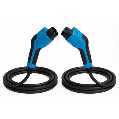 IEC 62196-2 Tipe 2 EV Charging Cable 16A/32A 3-Phase 22kW Cepat, Aman & awet